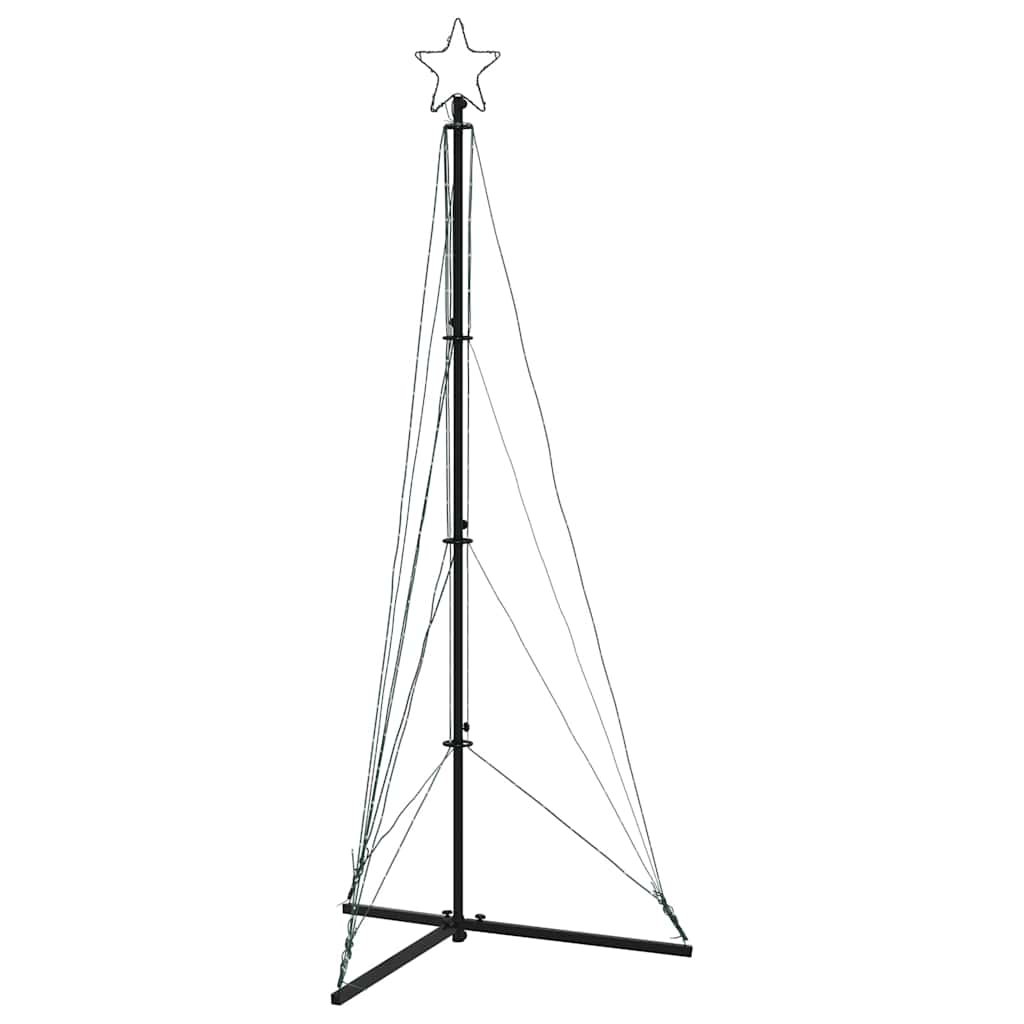 vidaXL LED Christmas Tree 363 LEDs Blue 182 cm