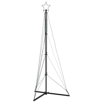 vidaXL LED Christmas Tree 363 LEDs Blue 182 cm