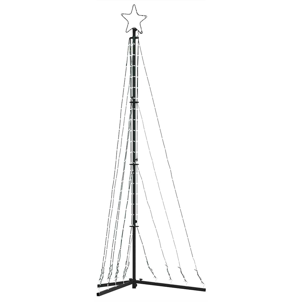 vidaXL LED Christmas Tree 339 LEDs Warm White 187 cm