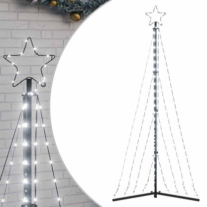 vidaXL LED Christmas Tree 339 LEDs Cold White 187 cm