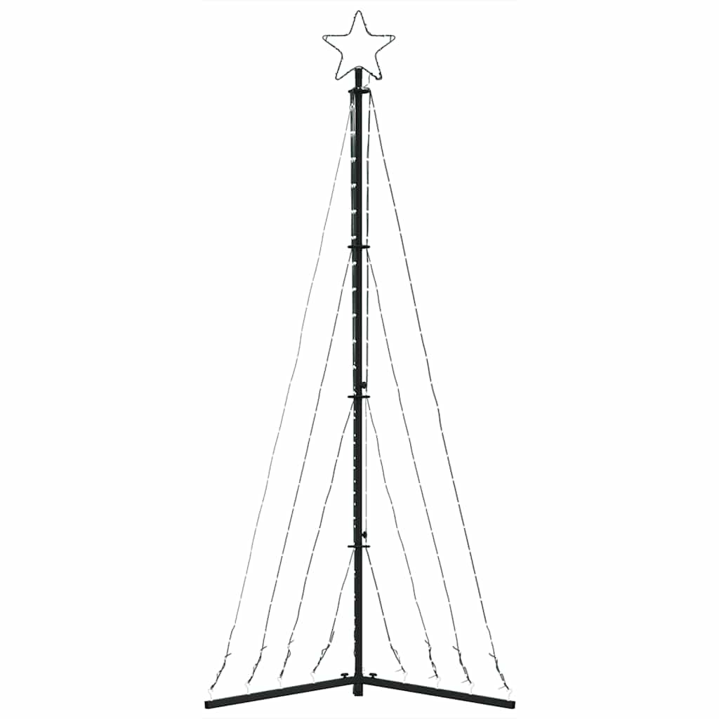 vidaXL LED Christmas Tree 339 LEDs Colorful 187 cm