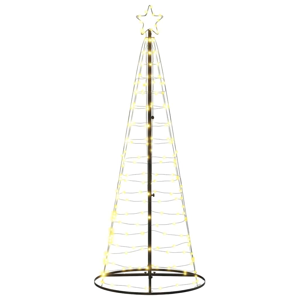 vidaXL LED Christmas Tree 200 LEDs Warm White 180 cm