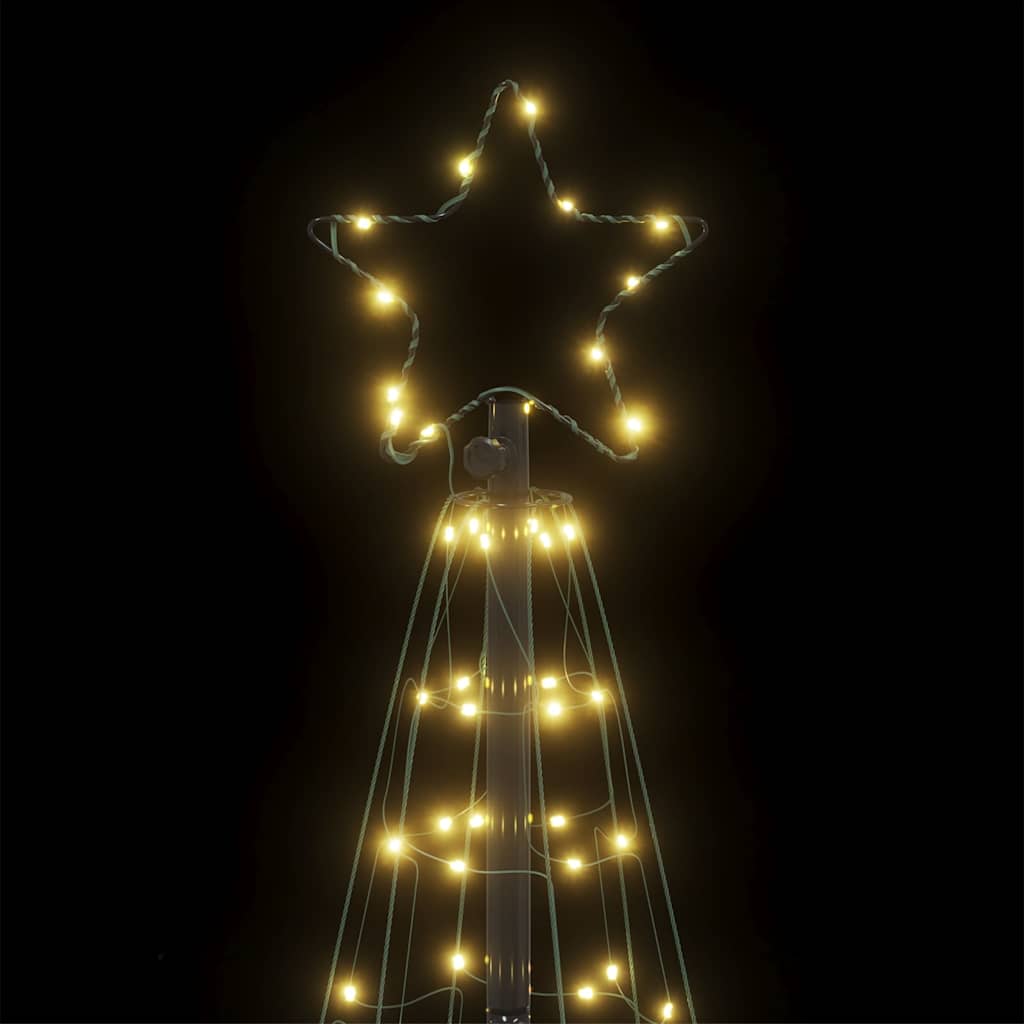 vidaXL LED Christmas Tree 200 LEDs Warm White 180 cm