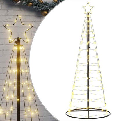 vidaXL LED Christmas Tree 200 LEDs Warm White 180 cm