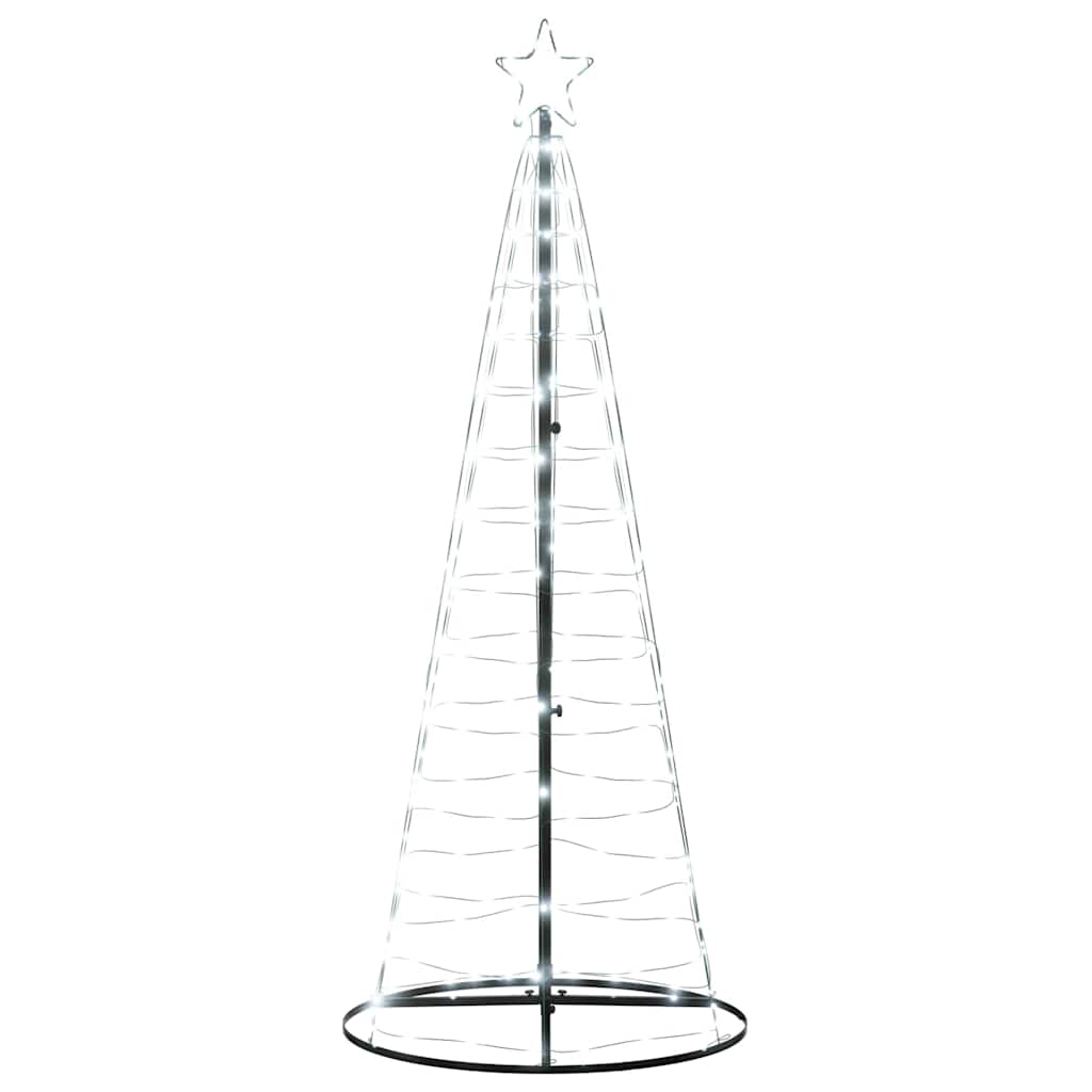 vidaXL LED Christmas Tree 200 LEDs Cold White 180 cm