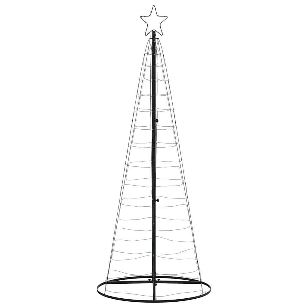 vidaXL LED Christmas Tree 200 LEDs Cold White 180 cm