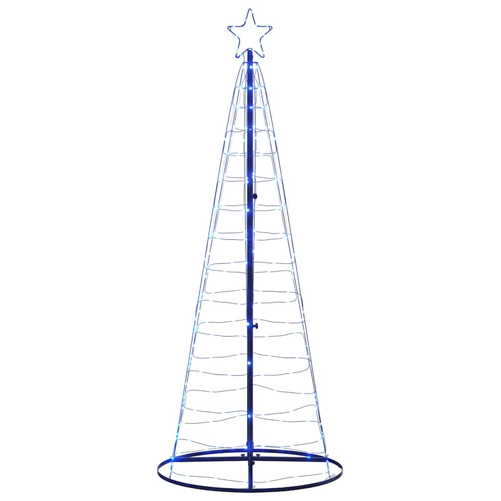 vidaXL LED Christmas Tree 200 LEDs Blue 180 cm