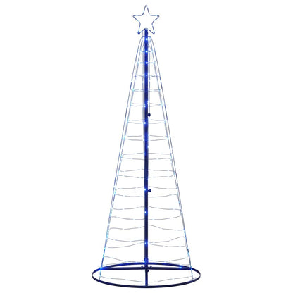 vidaXL LED Christmas Tree 200 LEDs Blue 180 cm
