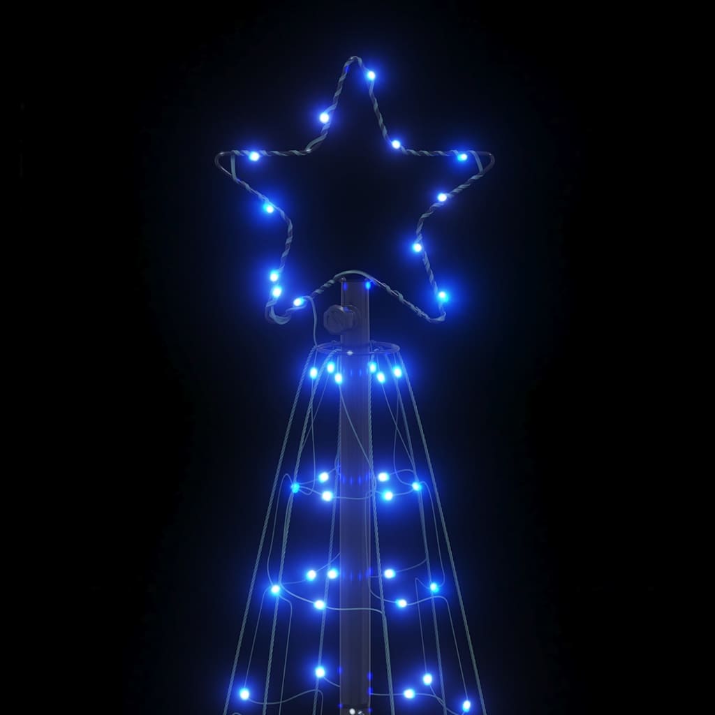 vidaXL LED Christmas Tree 200 LEDs Blue 180 cm