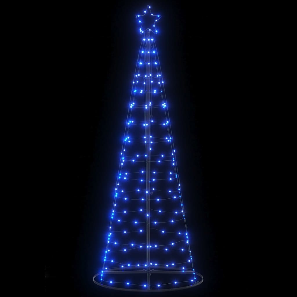 vidaXL LED Christmas Tree 200 LEDs Blue 180 cm