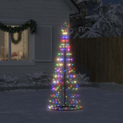 vidaXL LED Christmas Tree 200 LEDs Colorful 180 cm