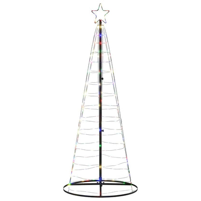 vidaXL LED Christmas Tree 200 LEDs Colorful 180 cm