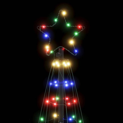 vidaXL LED Christmas Tree 200 LEDs Colorful 180 cm