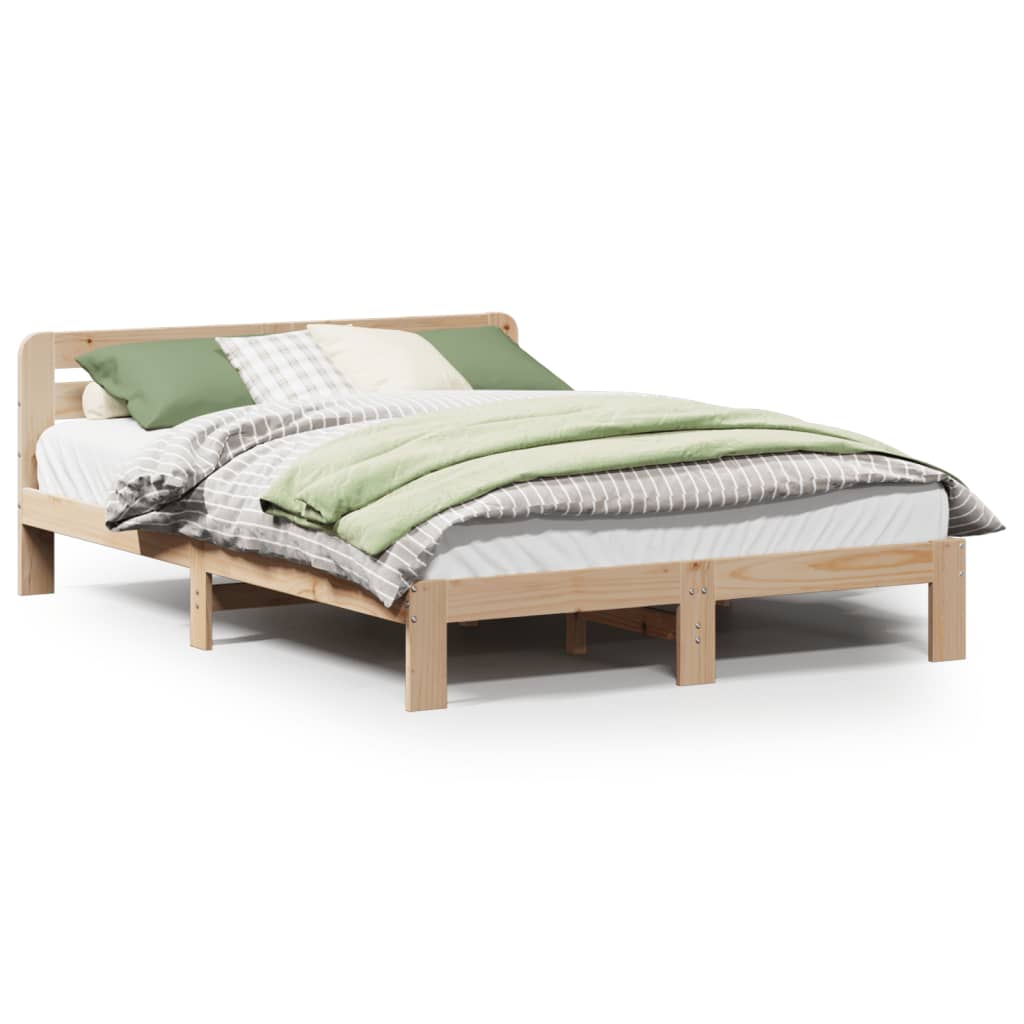 vidaXL Bed Frame without Mattress 120x200 cm Solid Wood Pine