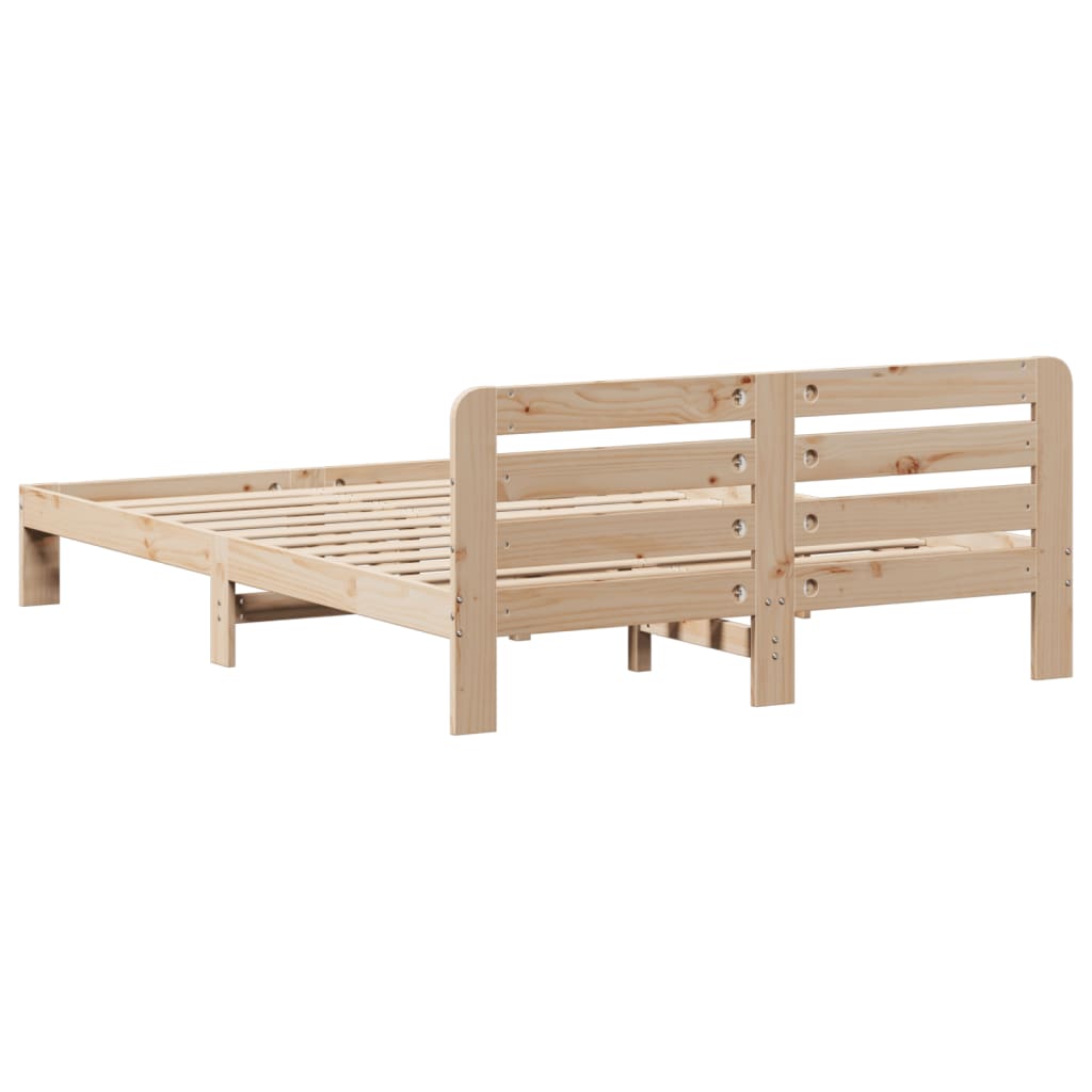 vidaXL Bed Frame without Mattress 120x200 cm Solid Wood Pine