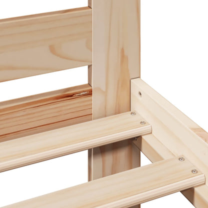 vidaXL Bed Frame without Mattress 120x200 cm Solid Wood Pine
