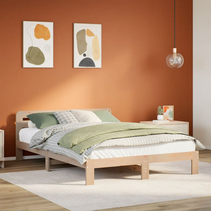 vidaXL Bed Frame without Mattress 120x200 cm Solid Wood Pine