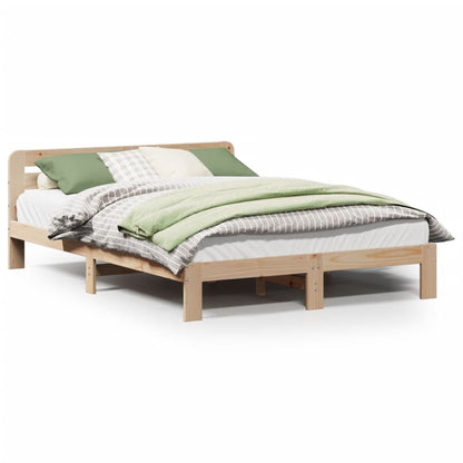 vidaXL Bed Frame without Mattress 160x200 cm Solid Wood Pine