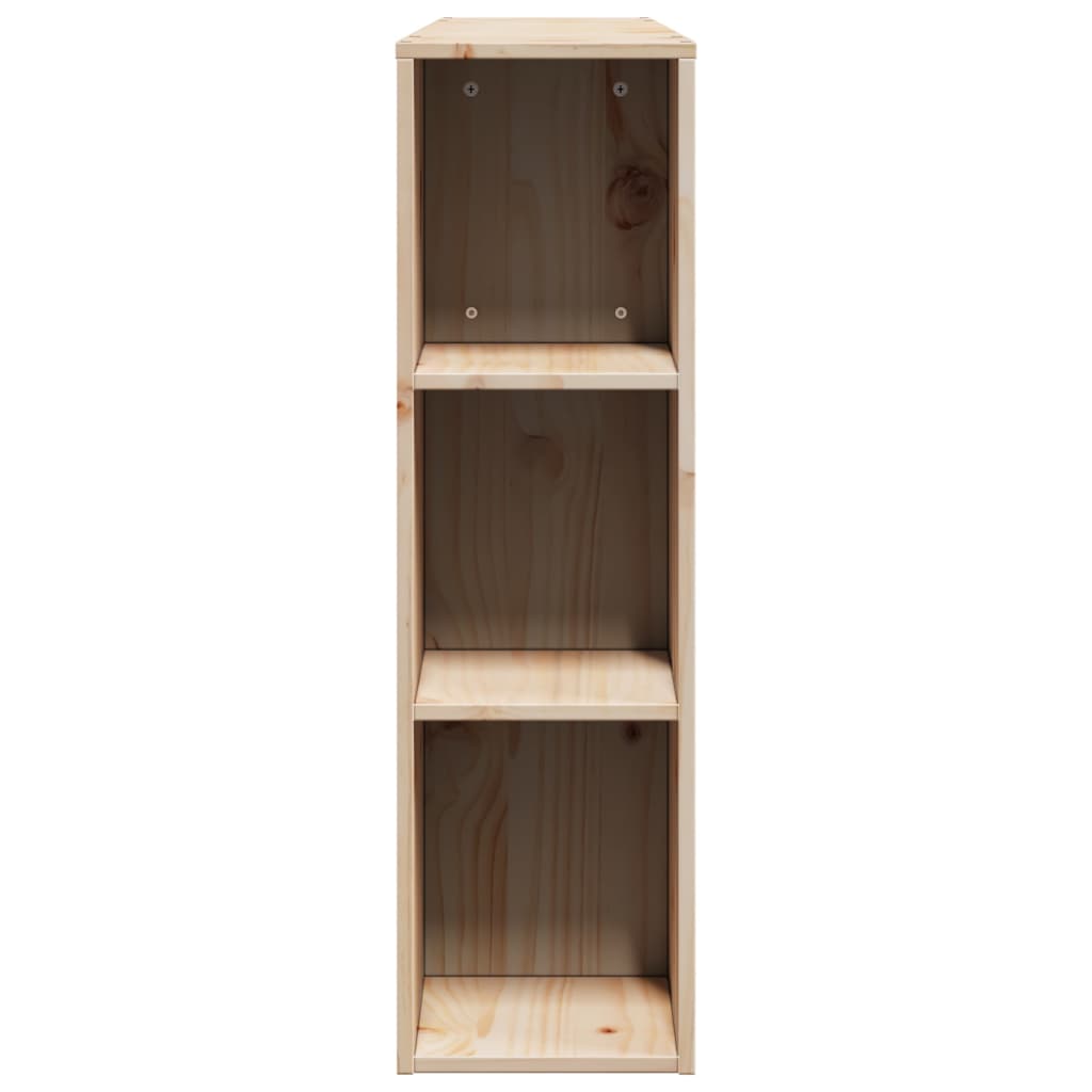 vidaXL Headboard with Storage 160 cm Solid Wood Pine