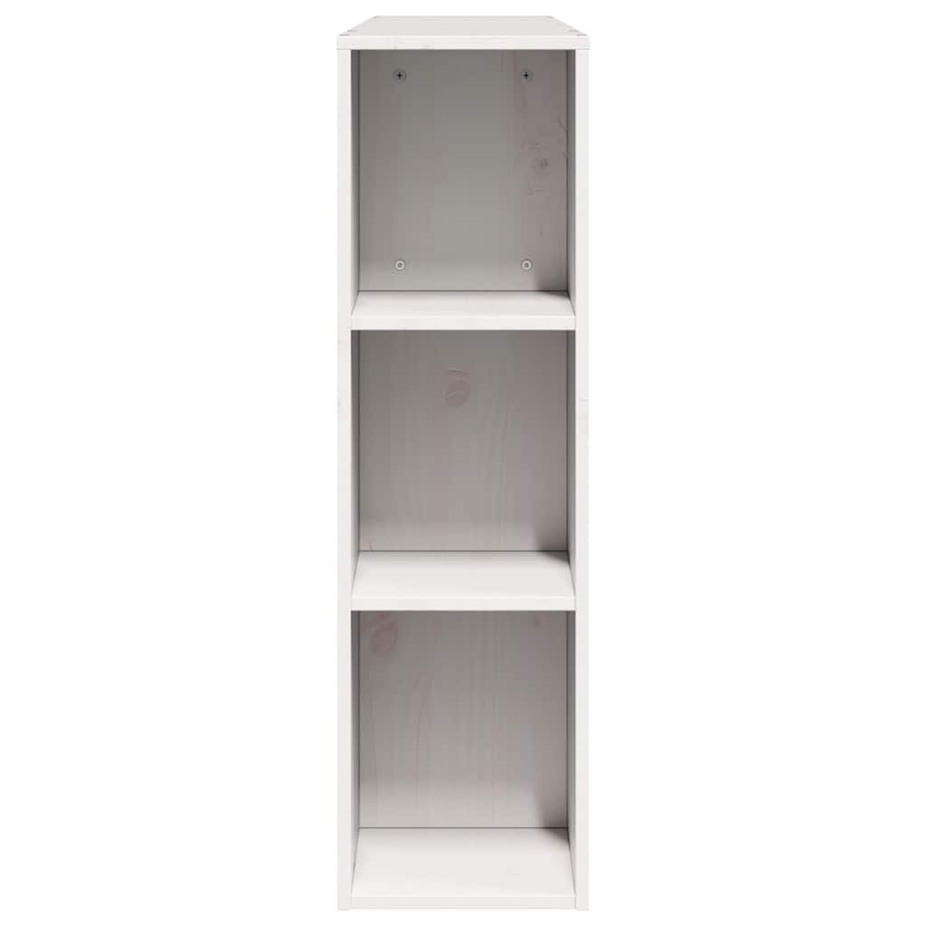 vidaXL Headboard with Storage White 160 cm Solid Wood Pine