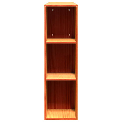 vidaXL Headboard with Storage Wax Brown 150 cm Solid Wood Pine