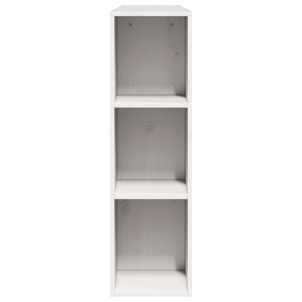 vidaXL Headboard with Storage White 140 cm Solid Wood Pine