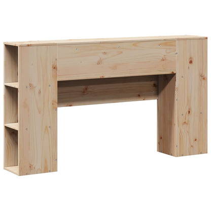 vidaXL Headboard with Storage 135 cm Solid Wood Pine