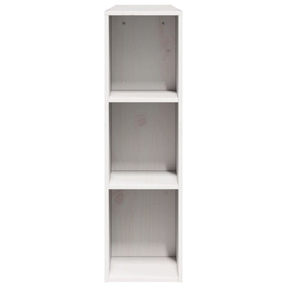 vidaXL Headboard with Storage White 135 cm Solid Wood Pine