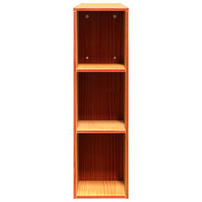 vidaXL Headboard with Storage Wax Brown 135 cm Solid Wood Pine