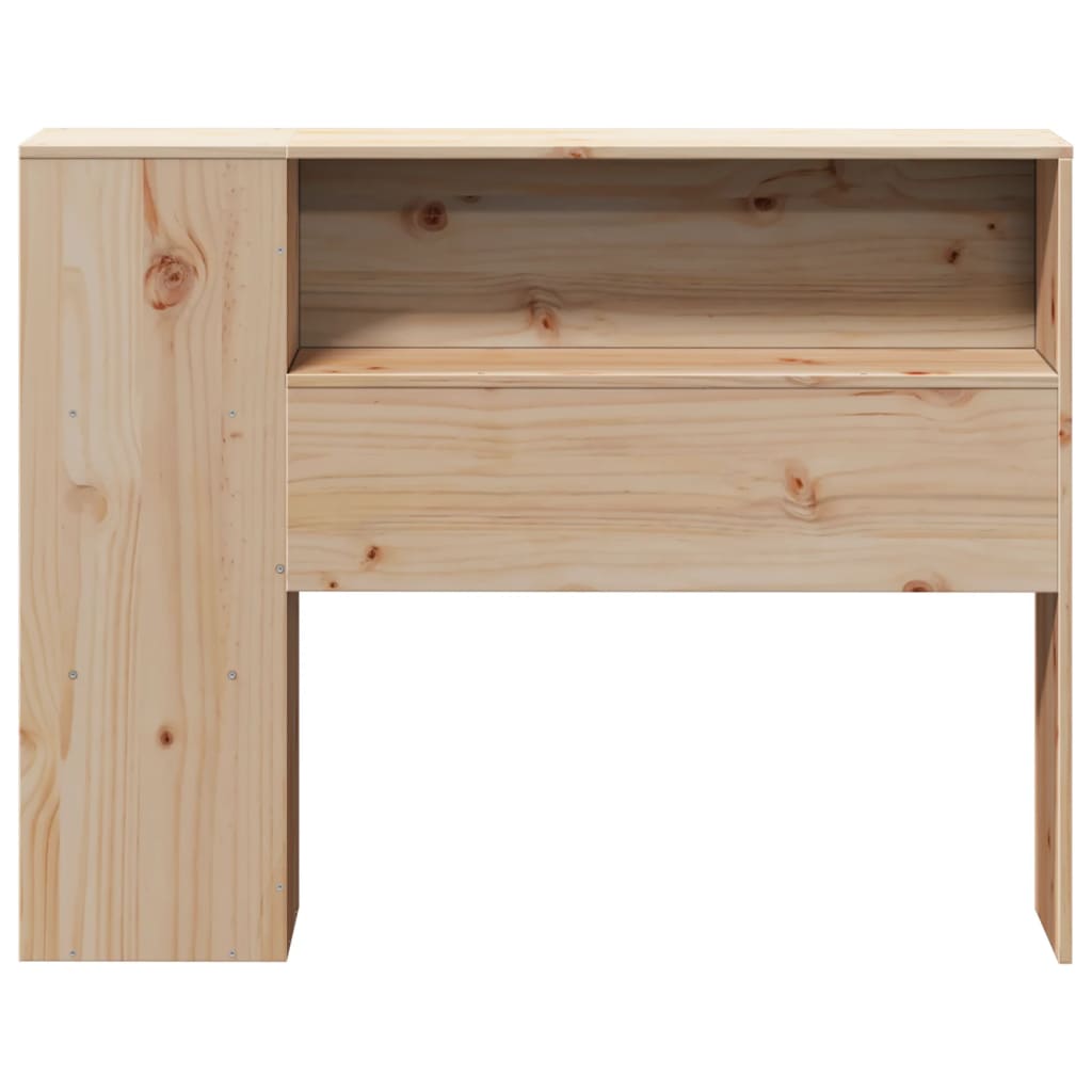 vidaXL Headboard with Storage 75 cm Solid Wood Pine