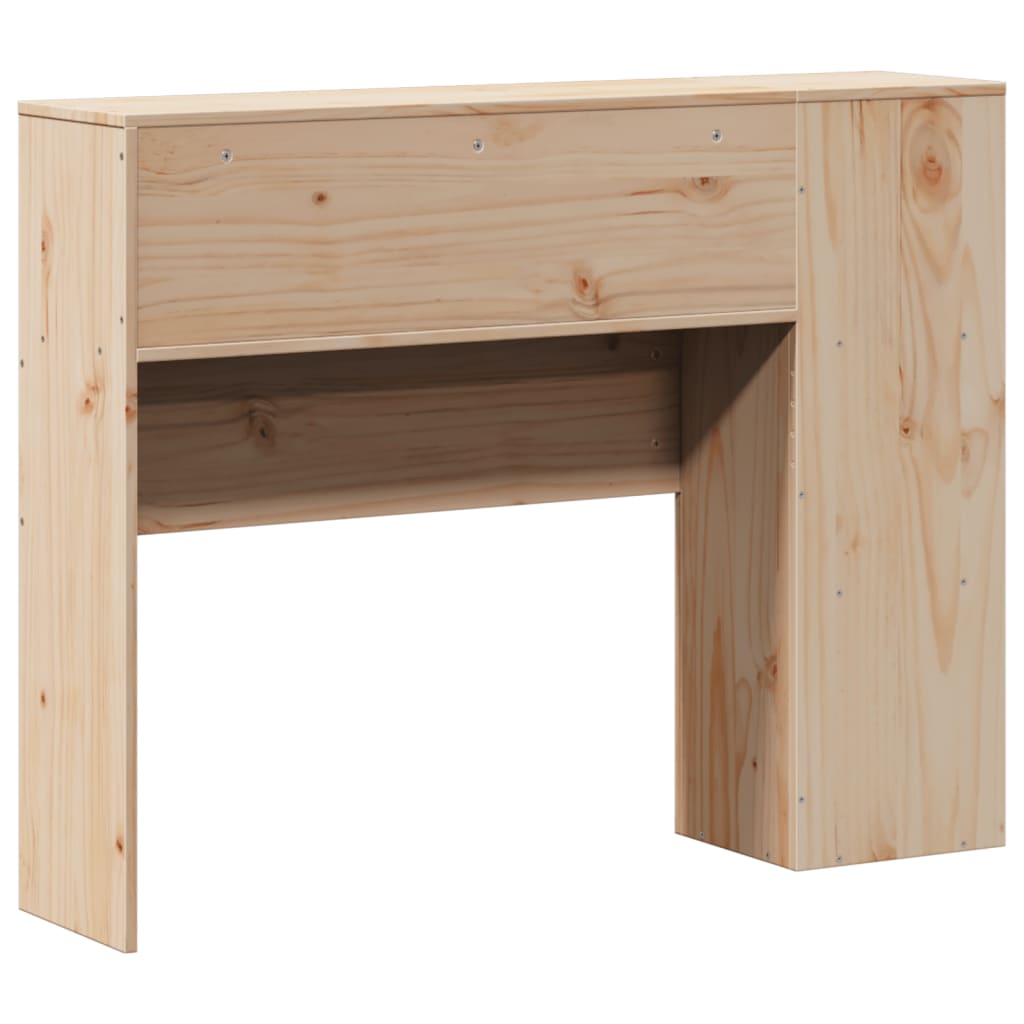 vidaXL Headboard with Storage 75 cm Solid Wood Pine