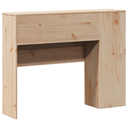 vidaXL Headboard with Storage 75 cm Solid Wood Pine