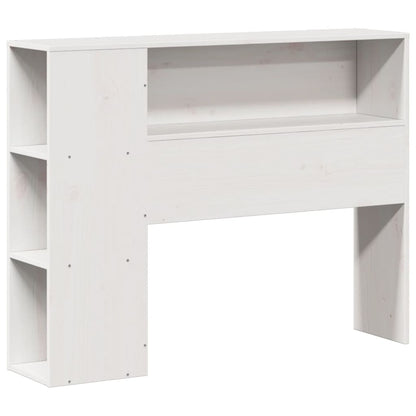 vidaXL Headboard with Storage White 75 cm Solid Wood Pine