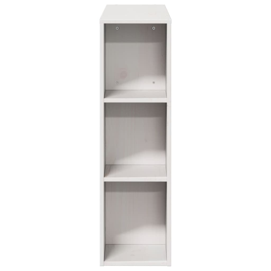 vidaXL Headboard with Storage White 75 cm Solid Wood Pine