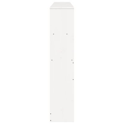 vidaXL Headboard with Storage White 180 cm Solid Wood Pine