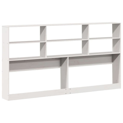vidaXL Headboard with Storage White 180 cm Solid Wood Pine