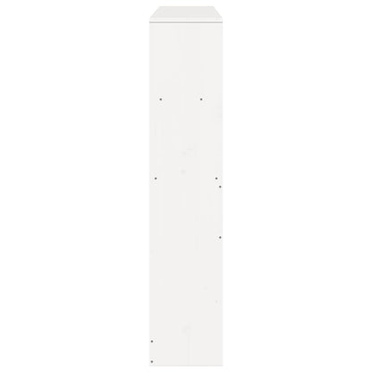 vidaXL Headboard with Storage White 160 cm Solid Wood Pine