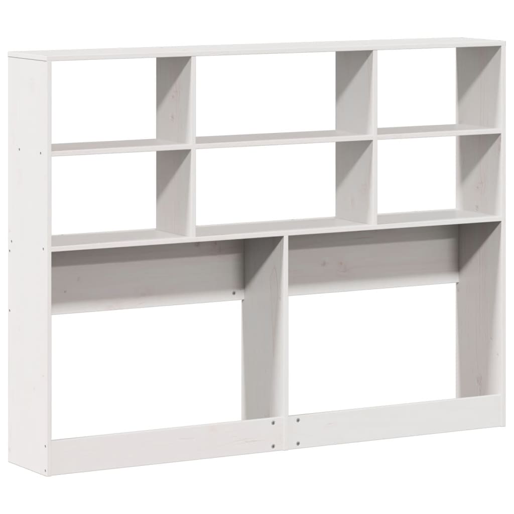 vidaXL Headboard with Storage White 160 cm Solid Wood Pine