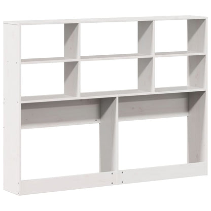 vidaXL Headboard with Storage White 160 cm Solid Wood Pine