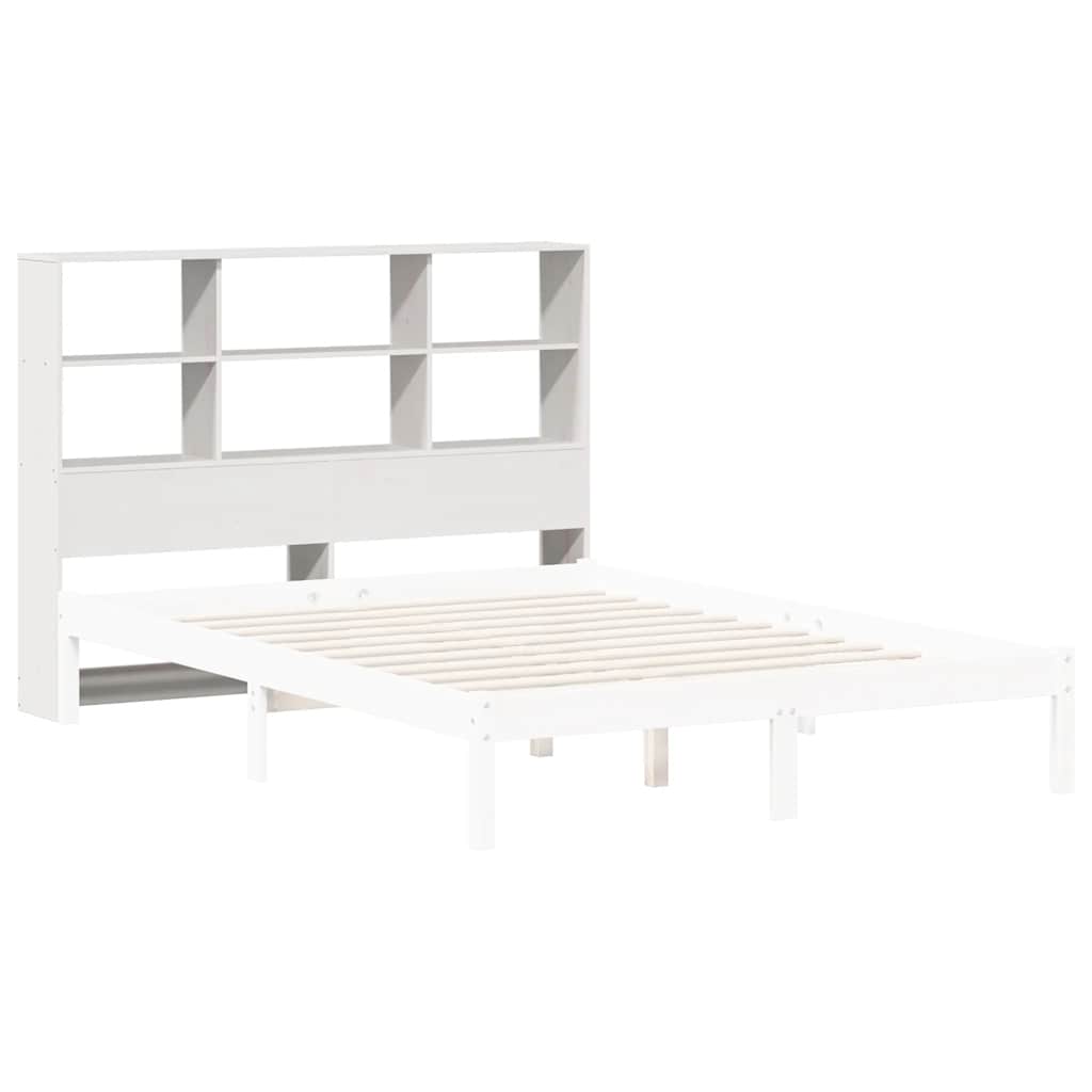 vidaXL Headboard with Storage White 160 cm Solid Wood Pine