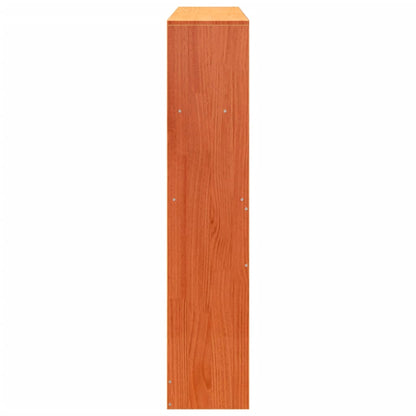 vidaXL Headboard with Storage Wax Brown 160 cm Solid Wood Pine