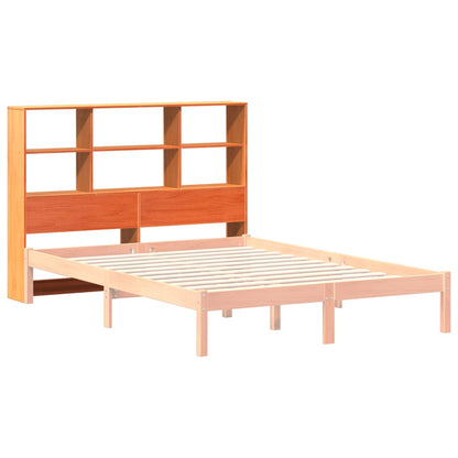 vidaXL Headboard with Storage Wax Brown 150 cm Solid Wood Pine