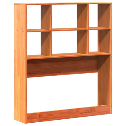 vidaXL Headboard with Storage Wax Brown 100 cm Solid Wood Pine