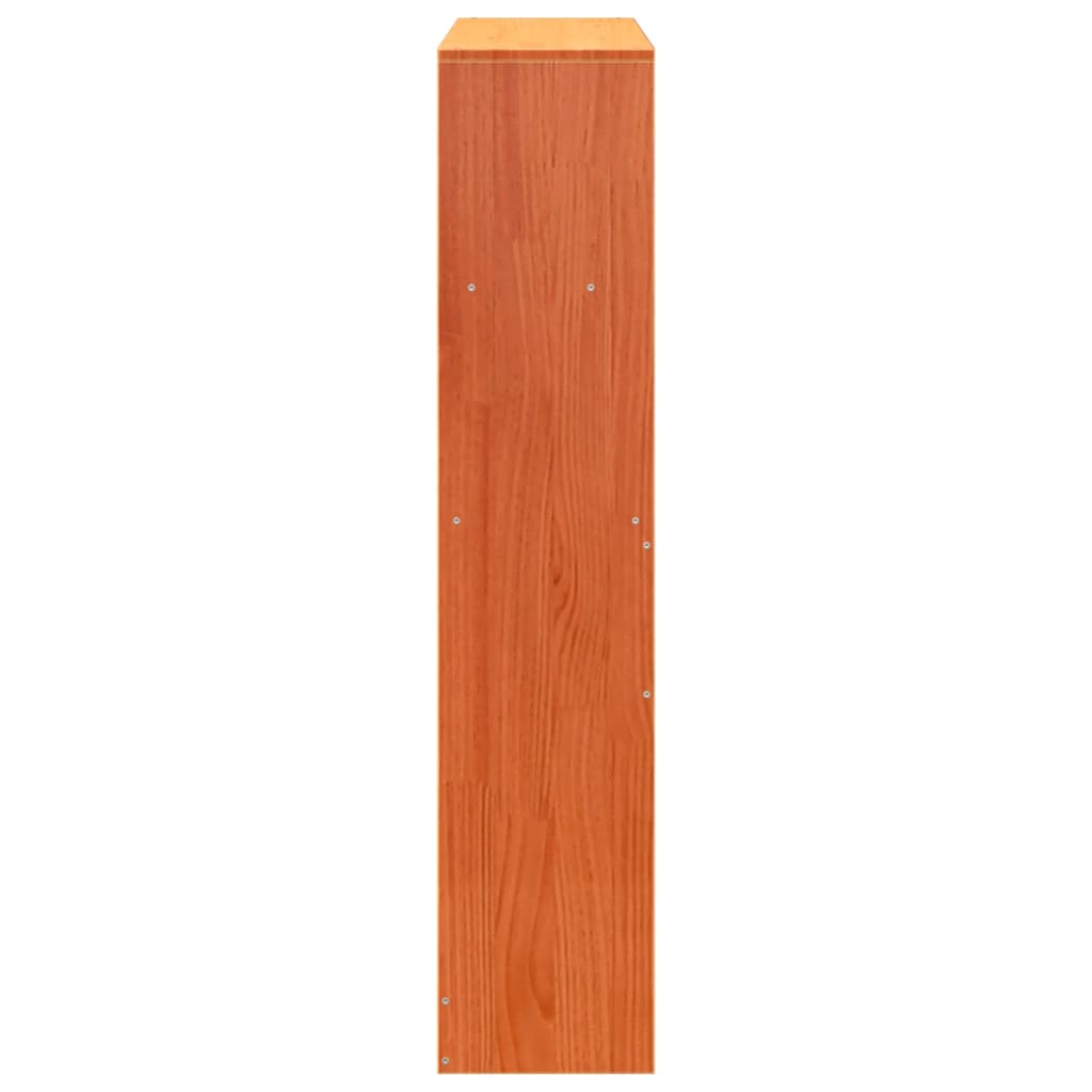 vidaXL Headboard with Storage Wax Brown 75 cm Solid Wood Pine