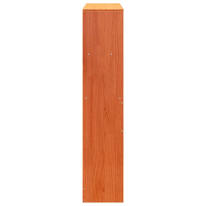 vidaXL Headboard with Storage Wax Brown 75 cm Solid Wood Pine