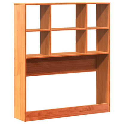 vidaXL Headboard with Storage Wax Brown 75 cm Solid Wood Pine