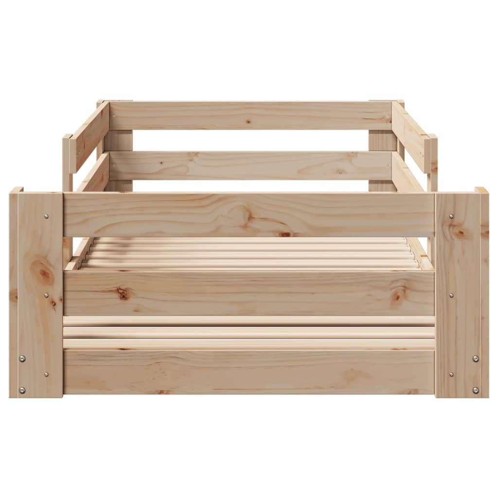 vidaXL Bed Frame without Mattress 90x200 cm Solid Wood Pine