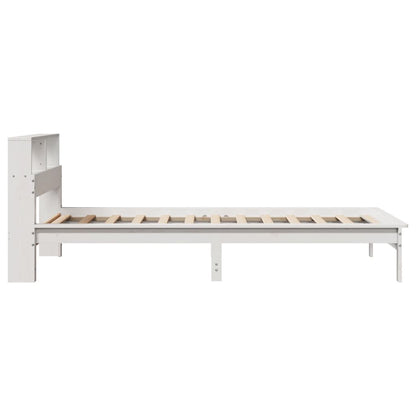 vidaXL Bookcase Bed without Mattress White 100x200 cm Solid Wood Pine