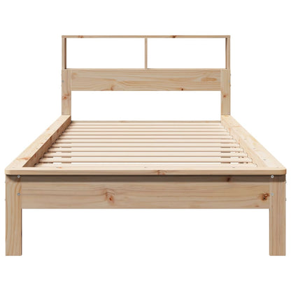 vidaXL Bookcase Bed without Mattress 90x200 cm Solid Wood Pine