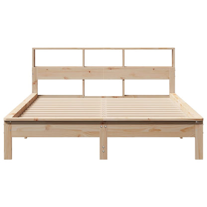 vidaXL Bookcase Bed without Mattress 120x190 cm Small Double Solid Wood Pine